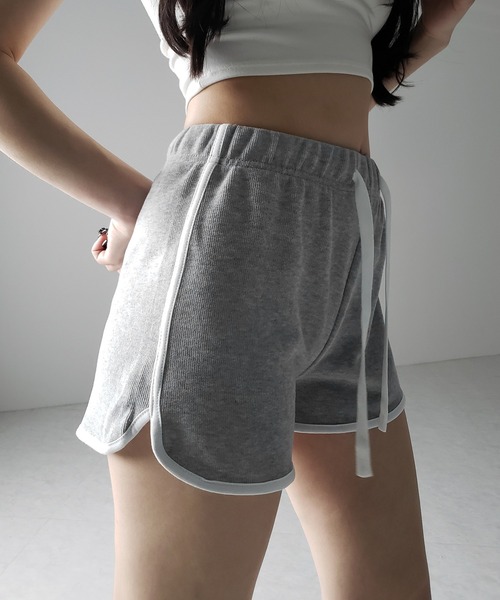 me+em select パンツ 「 3color 」サイドラインパイピング