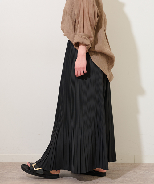 JOURNAL STANDARDブラック プリーツスカート JOURNAL STANDARD relume 「JOURNAL relume」 プリーツスカート