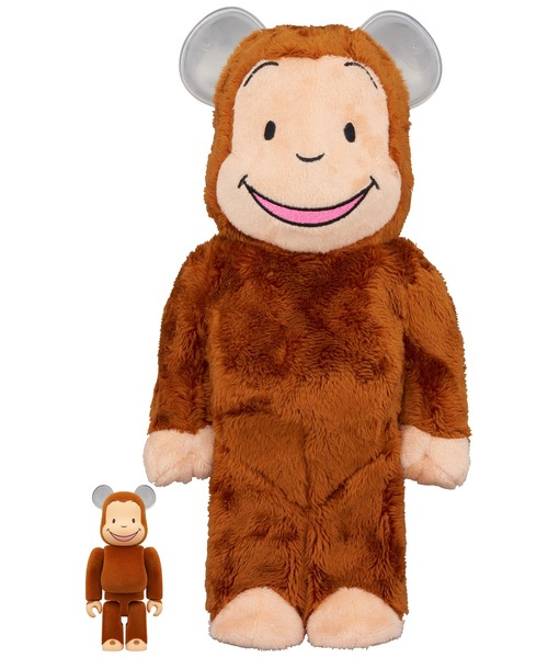 BE@RBRICK フィギュア Curious George CLASSIC Ver. 100％ ＆ 400