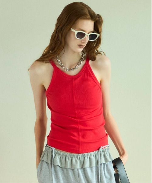 タンクトップ ノースリーブ Cup In American Sleeve Tank Top/カップインアメスリタンクトップ レディースの画像