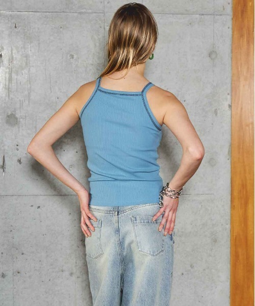 タンクトップ ノースリーブ Cup In American Sleeve Tank Top/カップインアメスリタンクトップ レディースの画像