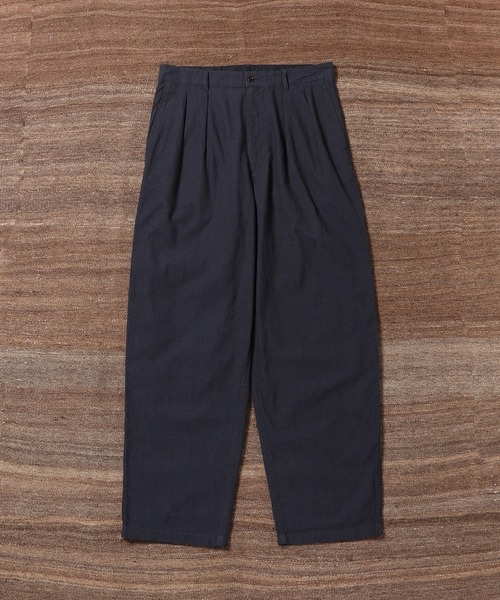 ネイビー（40）】【WILD LIFE TAILOR】ライトピケ ワイドショーツ
