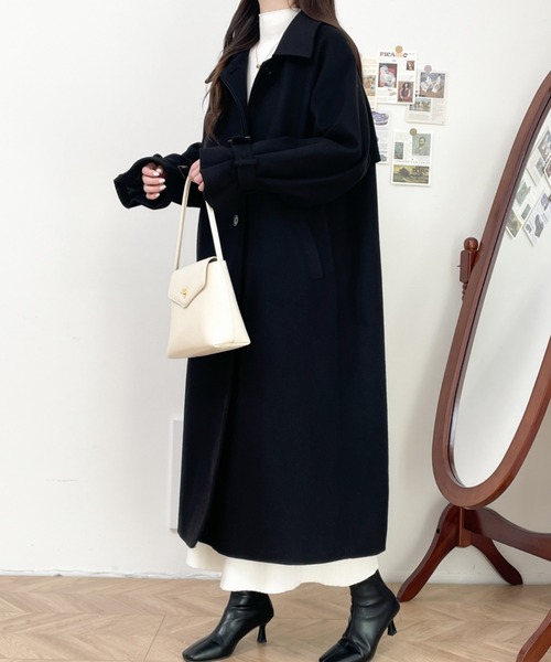 「ECLIN」 ステンカラーコート L ベージュ レディース_画像7