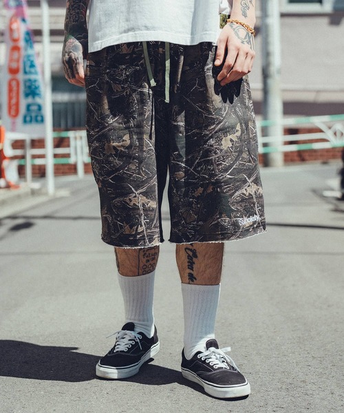 Subciety（サブサエティ） ハーフパンツ ワイドパンツ パンツ 短パン