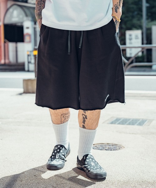 Subciety（サブサエティ） ハーフパンツ ワイドパンツ パンツ 短パン