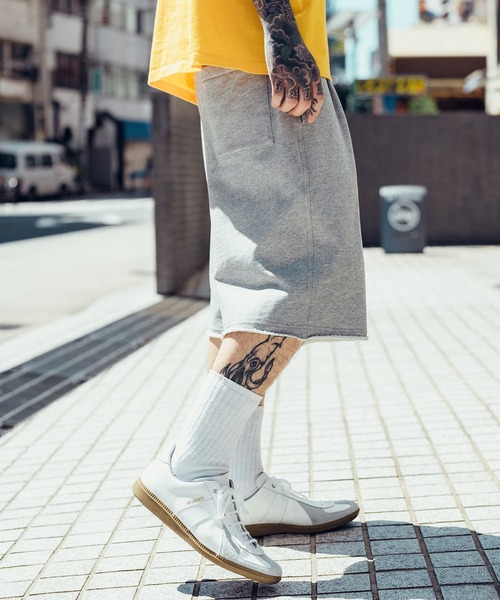 パンツ Suyasuya Pla24awcol3-2_Dirty beige | x SYU.Man illustrator pants