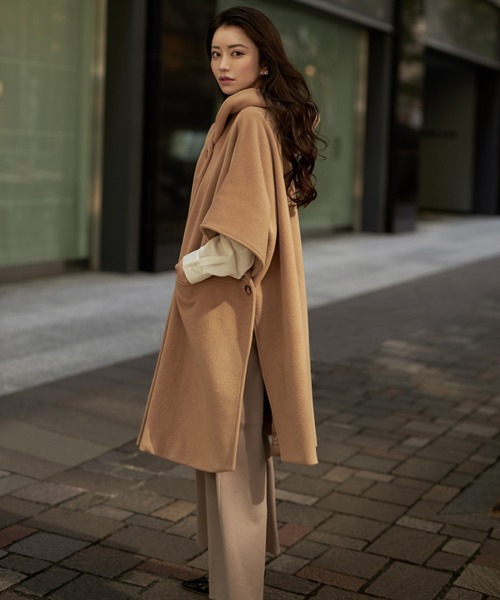 emiriawiz（エミリアウィズ） ポンチョ FREE キャメル レディース