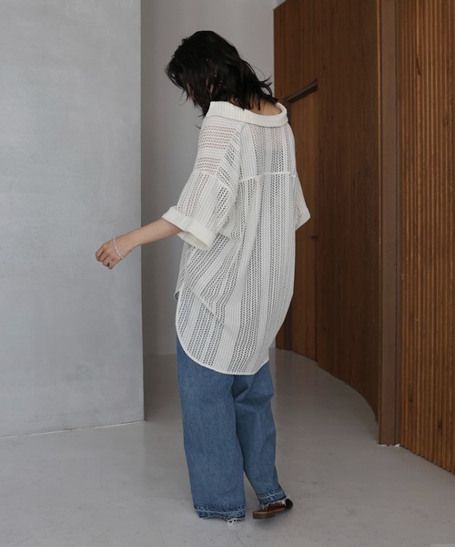 tシャツ クロッシェレース オーバーシャツ レディース hellam tシャツ クロッシェレース オーバーシャツ レディース