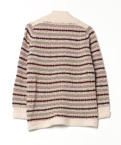 「Hermaphrodite」 ニットカーディガン 2 ブラウン レディース_画像2