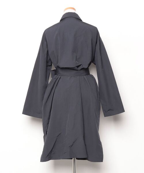 アマカ　ブラックネイビーロングコート AMACA（アマカ） コート 38 ネイビー レディース : ZOZOTOWN Yahoo!店