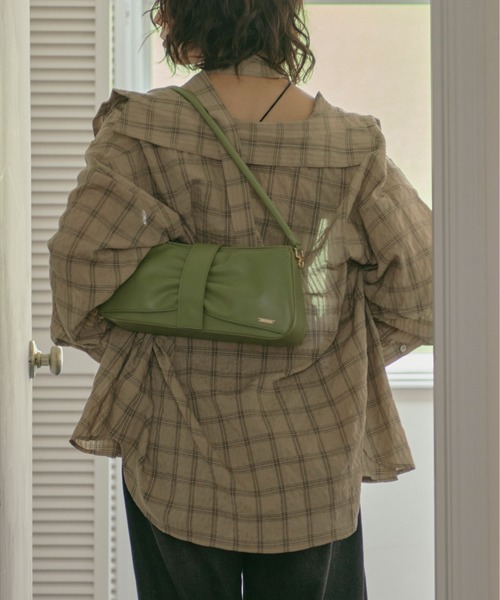 loin nuit ショルダーバッグ バッグ chain ribbon hand bag / チェーン 