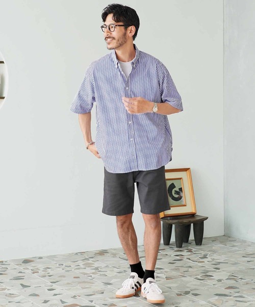 JIGGYS SHOP（ジギーズショップ） シャツ 半袖 ビックシルエット