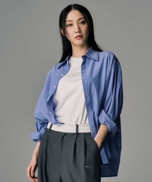 シャツ OVERSIZED STRIPED SHIRT メンズ レディース : ZOZOTOWN Yahoo