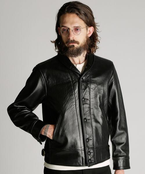 革ジャン ライダース Schott/ショット/230US COSSACK JACKET/レザー コサックジャケット メンズ レディースの画像