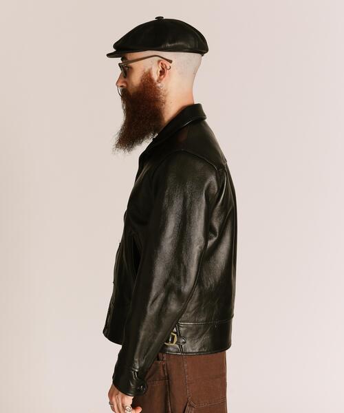 革ジャン ライダース Schott/ショット/230US COSSACK JACKET/レザー コサックジャケット メンズ レディースの画像