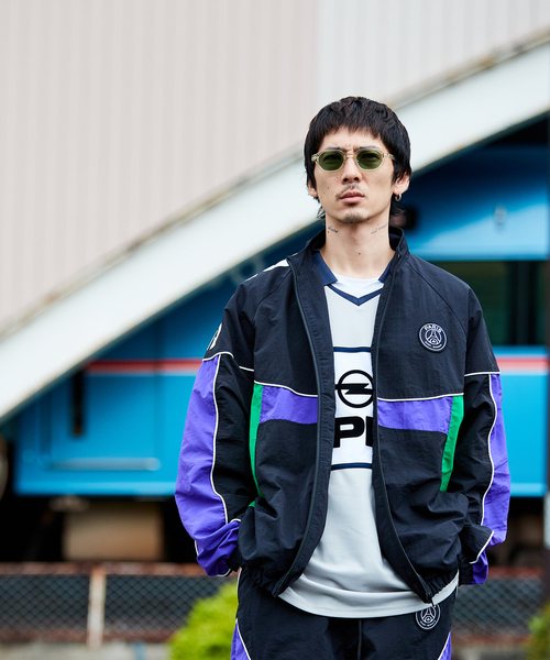 EVA × パリスサンジェルマン / EVA*PSG JP PIPING TOP コート ジャケット 「EVA*PSG」 JP PIPING TOP メンズ レディース