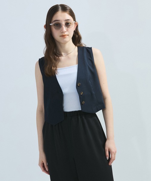 ketty（ケティ） ワンピース 麻調ライトツイルアンサンブル「手洗い