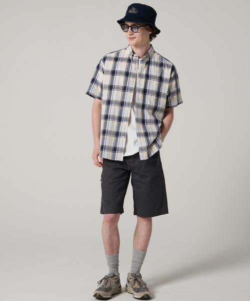 Eddie Bauer（エディーバウアー） シャツ 半袖 コットンリネン 半袖