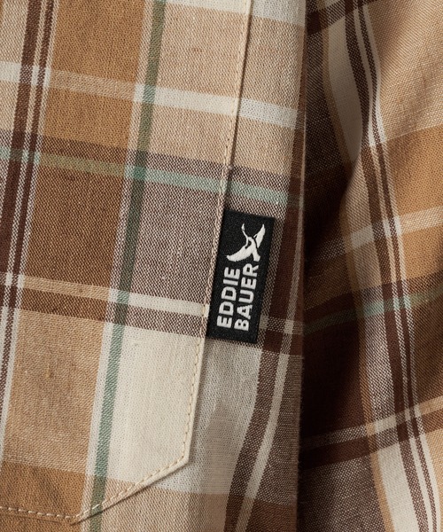 Eddie Bauer（エディーバウアー） シャツ コットンリネン 半袖