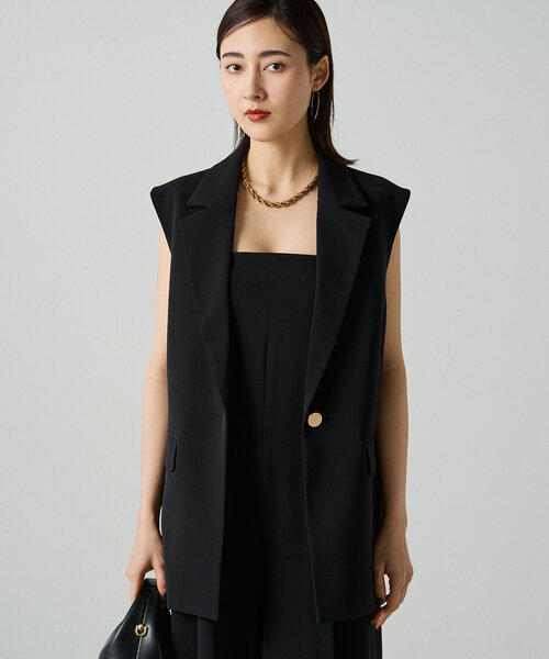 「LOUNGEDRESS」 ベスト FREE ネイビー レディース Loungedress 「LOUNGEDRESS」 ベスト FREE ネイビー レディース