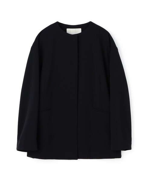 【Ballsey】ノーカラージャケット ブラック 36 Ballsey 「BALLSEY」 ノーカラージャケット 36 ネイビー