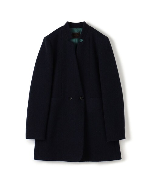 トゥモローランド キルティングリバーシブルコート　ネイビー トゥモローランドグッズ TOMORROWLAND GOODS manipuri リバーシブル