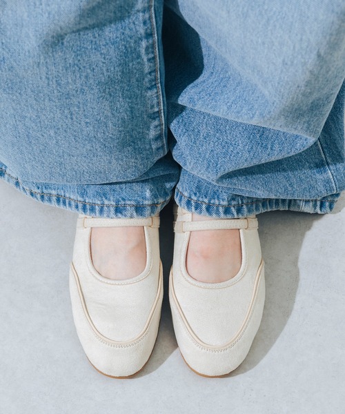 EVOL（イーボル） パンプス 「ふかふか・軽量」ダブルベルトラウンド