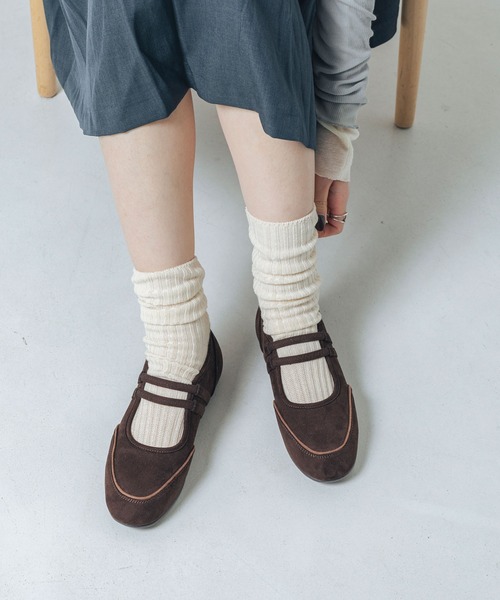 EVOL（イーボル） パンプス 「ふかふか・軽量」ダブルベルトラウンド