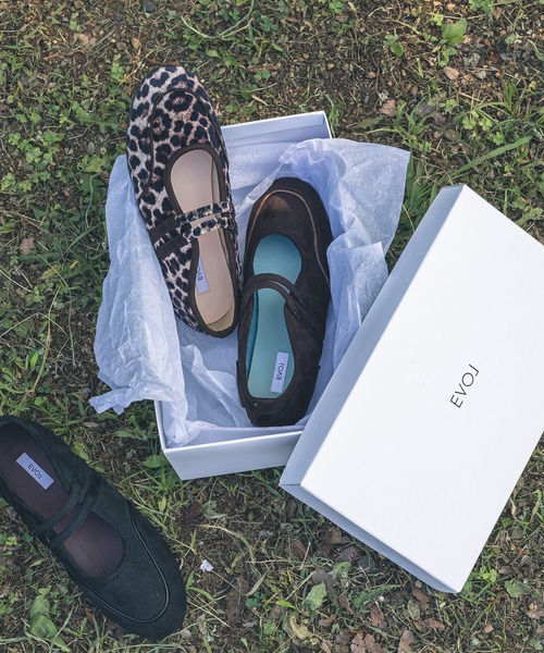 EVOL（イーボル） パンプス 「ふかふか・軽量」ダブルベルトラウンド