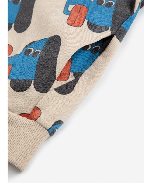 BOBO CHOSES トレーナー Doggy Mate all over zipped hoodie