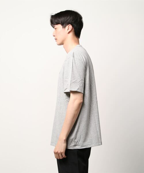 「ALLSAINTS」 半袖Tシャツ M グレー メンズ