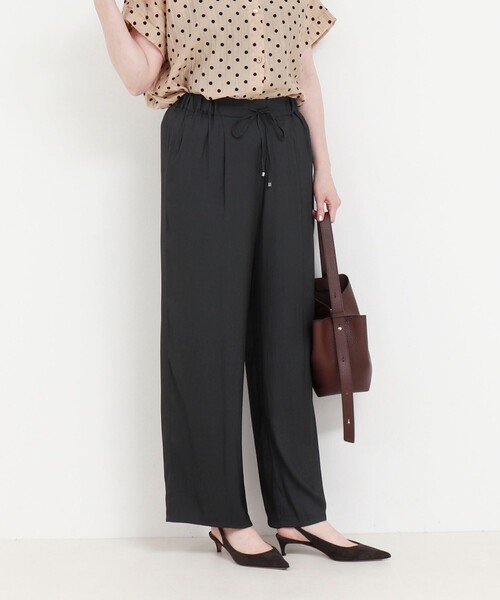 じるページ NOLLEY'S LIGHT パンツ 割繊ツイルイージーワイドパンツ