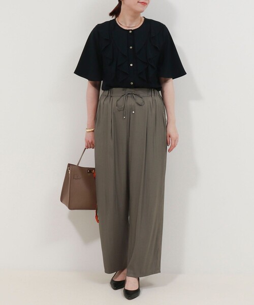 norys　他の方の購入はお控え下さい NOLLEY'S LIGHT（ノーリーズライト） パンツ 割繊ツイルイージーワイド