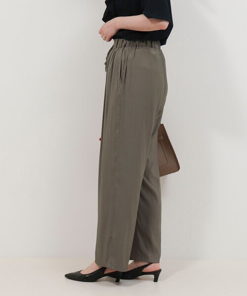 NOLLEY'S LIGHT（ノーリーズライト） パンツ 割繊ツイルイージーワイド