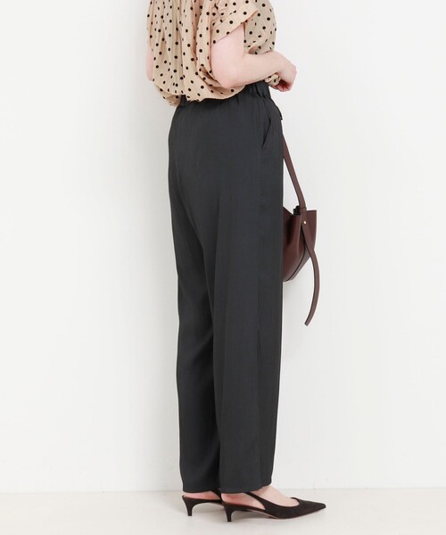 NOLLEY'S LIGHT パンツ 割繊ツイルイージーワイドパンツ