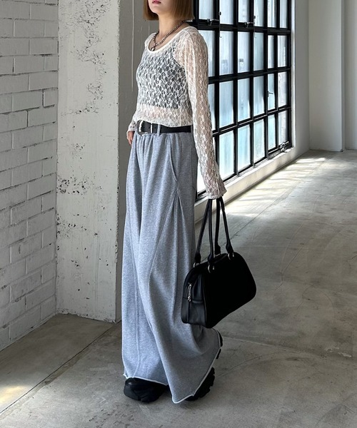 PAGEBOY（ページボーイ） tシャツ カットレースメローロングスリーブ