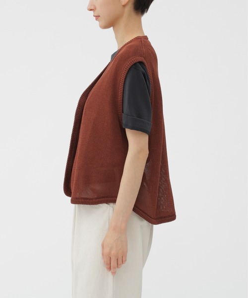 MHL.　コットンカーディガン MHL. カーディガン COATED COTTON レディース : ZOZOTOWN Yahoo
