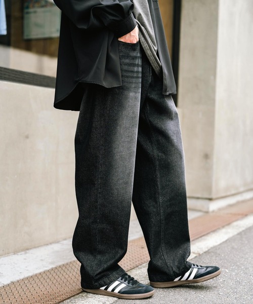 「Rocky Monroe」 デニムパンツ M ダークブラック メンズ
