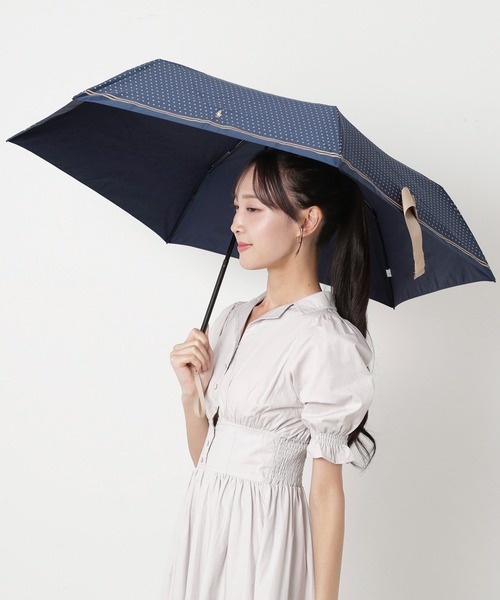 ポロラルフローレン❣️レディース雨傘❣️新品未使用タグ付　ネイビー❗️ POLO RALPH LAUREN（ポロ・ラルフローレン） 折りたたみ傘 折りたたみ