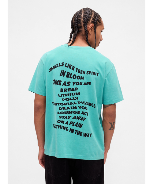 GAP（ギャップ） tシャツ ニルヴァーナ グラフィックTシャツ NIRVANA