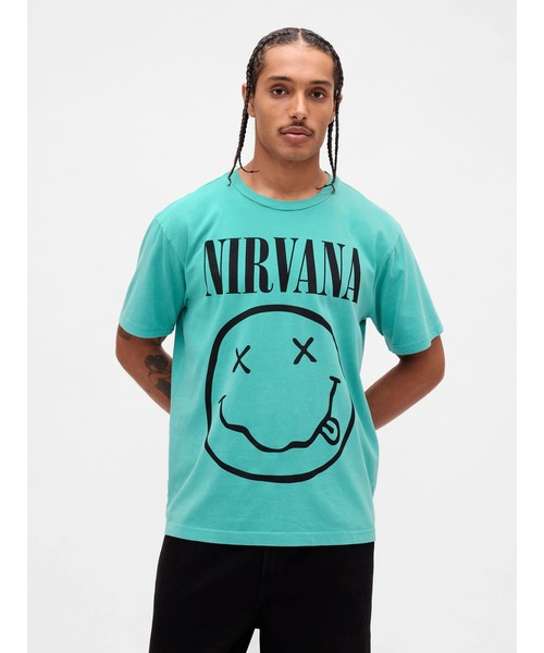 GAP（ギャップ） tシャツ ニルヴァーナ グラフィックTシャツ NIRVANA