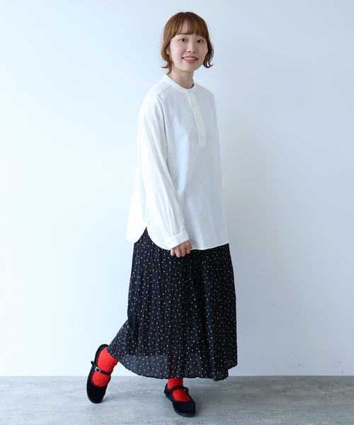 bulle de savon（ビュルデサボン） ブラウス シャツ AMASISオックス 