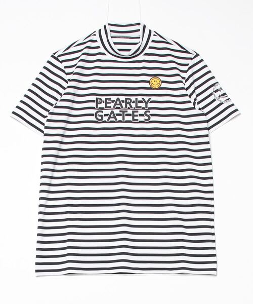PEARLY GATES tシャツ ボーダー柄 PG is ベアカノコ半袖