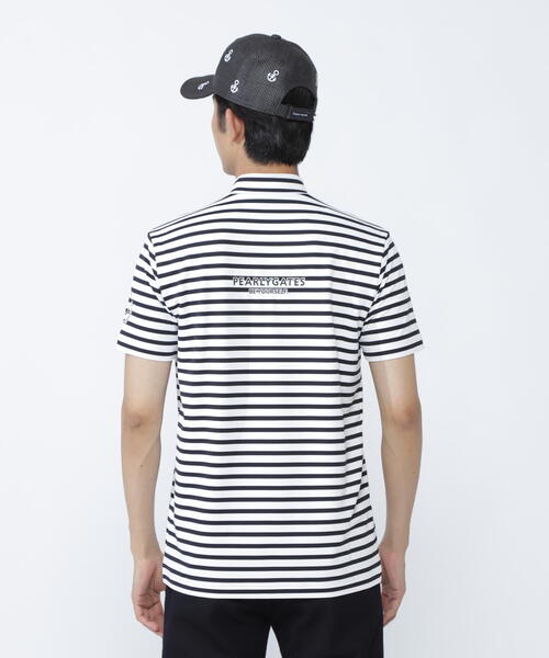 PEARLY GATES tシャツ ボーダー柄 PG is ベアカノコ半袖