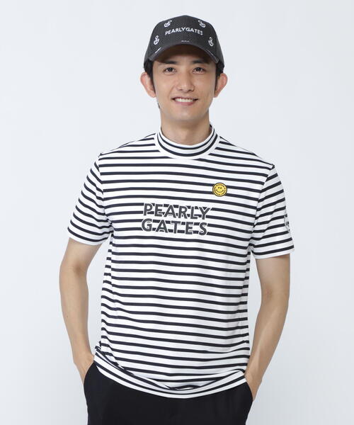 パーリーゲイツセーラーカラーボーダーシャツ　 サイズ1 お値下げ！ PEARLY GATES（パーリーゲイツ） tシャツ 「PEARLY GATES」ボーダー柄