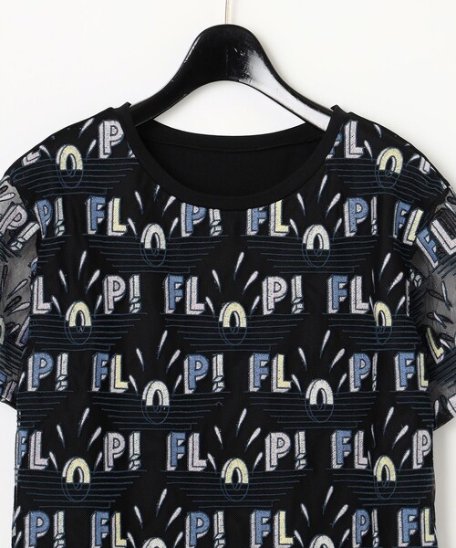 「GRACE CONTINENTAL」 半袖ブラウス 36 ブラック レディース_画像6