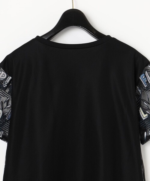 「GRACE CONTINENTAL」 半袖ブラウス 36 ブラック レディース_画像8