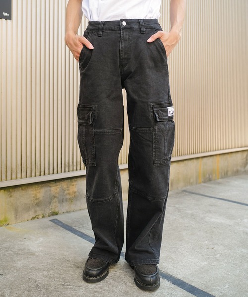 PRO CLUB（プロクラブ） カーゴパンツ ヘビーオンスデニムカーゴパンツ