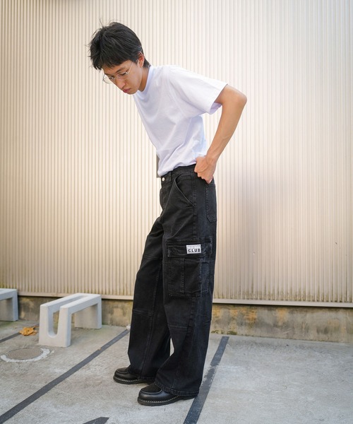 パンツ Proclub baggy sweat cargo pants PRO CLUB（プロクラブ） カーゴパンツ ヘビーオンスデニムカーゴパンツ