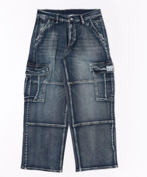 PRO CLUB（プロクラブ） カーゴパンツ ヘビーオンスデニムカーゴパンツ